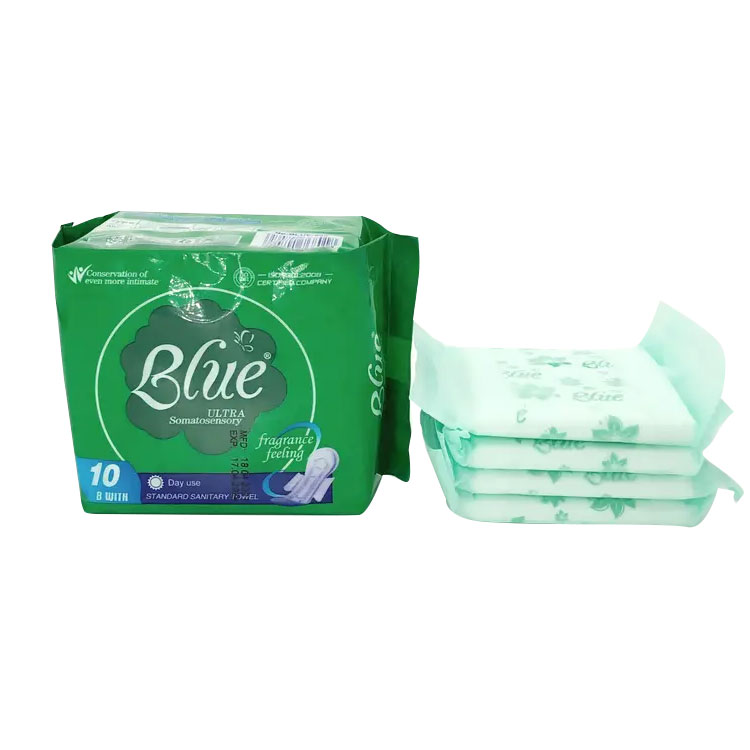 Blue Sanitary Napkins